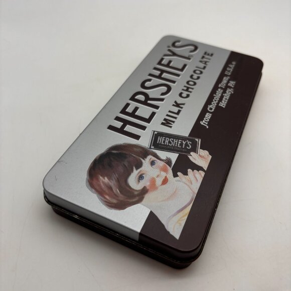 Vintage Hershey's Milk Chocolate Retro Flat Rectangular Collectible Tin - Picture 5 of 16
